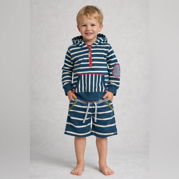 Matilda Jane Other - Matilda Jane Joanna Gaines Patches & Pluck Hoodie & Short Set Size 4